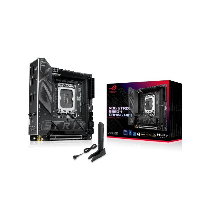 Lga1851 Gaming Motherboard - 2025 rog strix B860-I jogos wifi