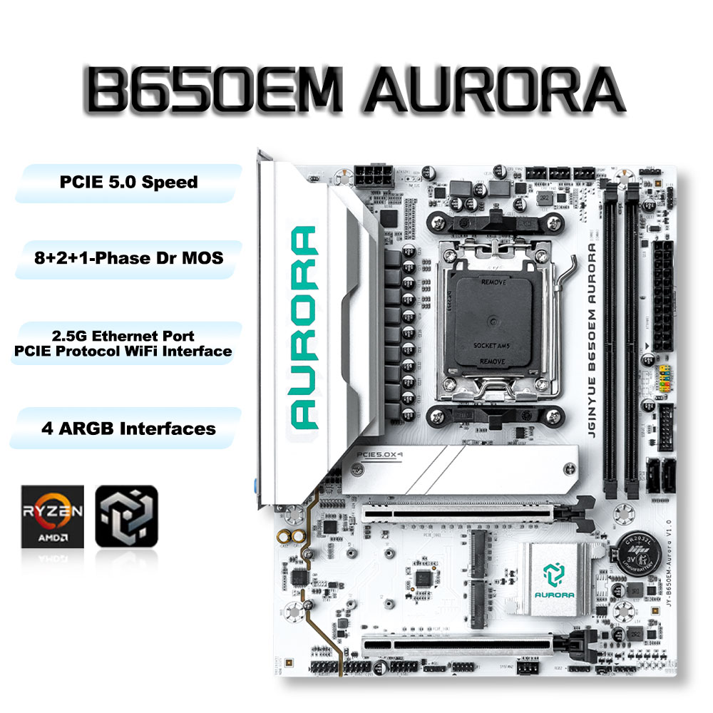 Placas-mãe para jogos B650 MAT - Am5 Micro Atx Pcie 5.0 Motherboard avaliação e preço