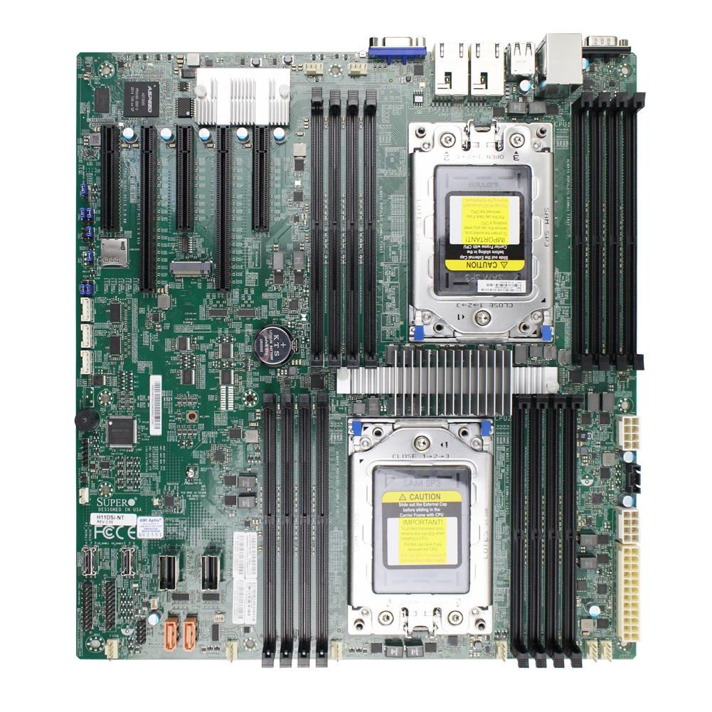 Caixa combinada Supermic H11DS - Dual Socket Sp3 Epyc Motherboard avaliação e preço