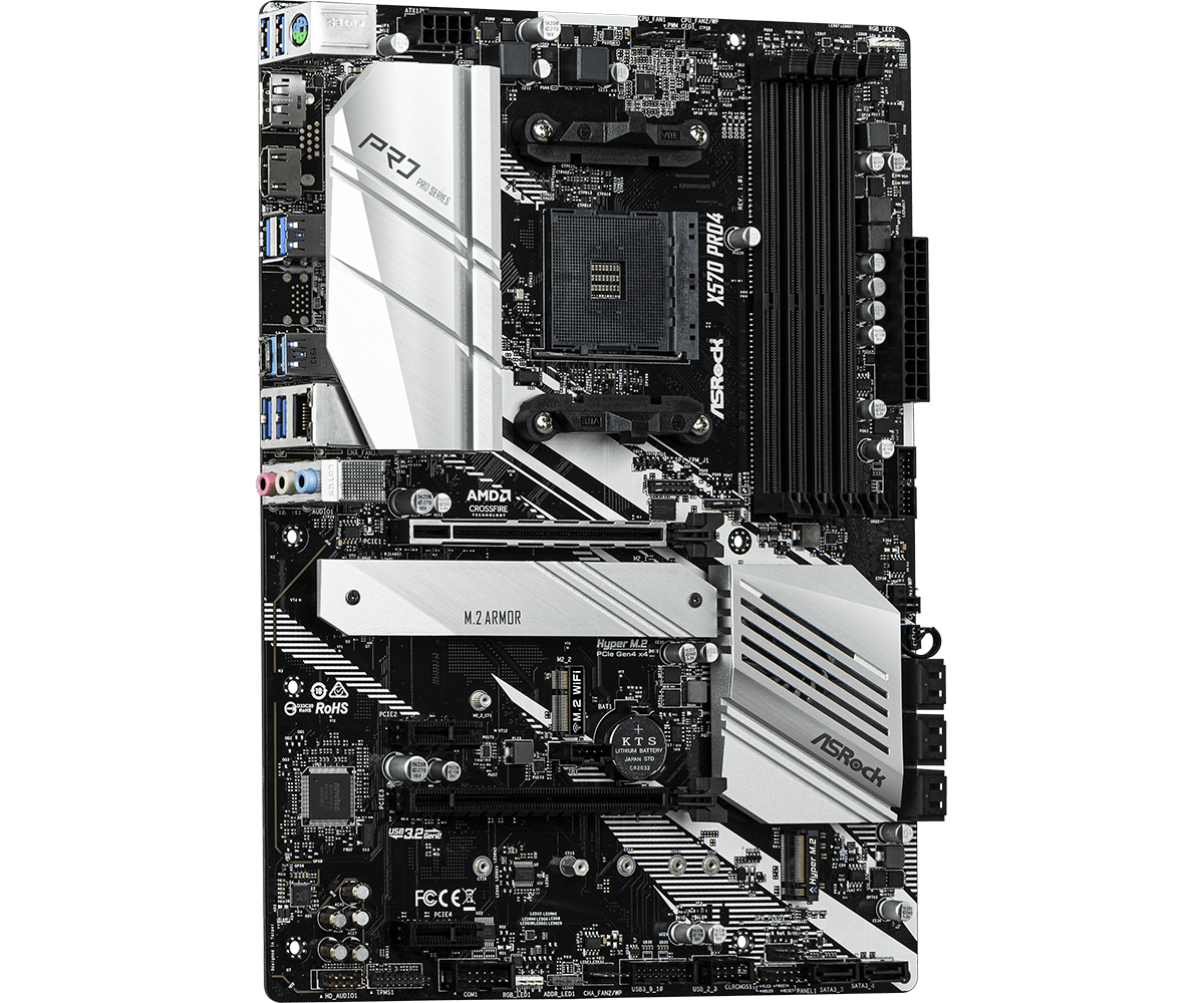 Placa-mãe ASROCK X570 X570 Pro - X870E Atx Motherboard avaliação e preço