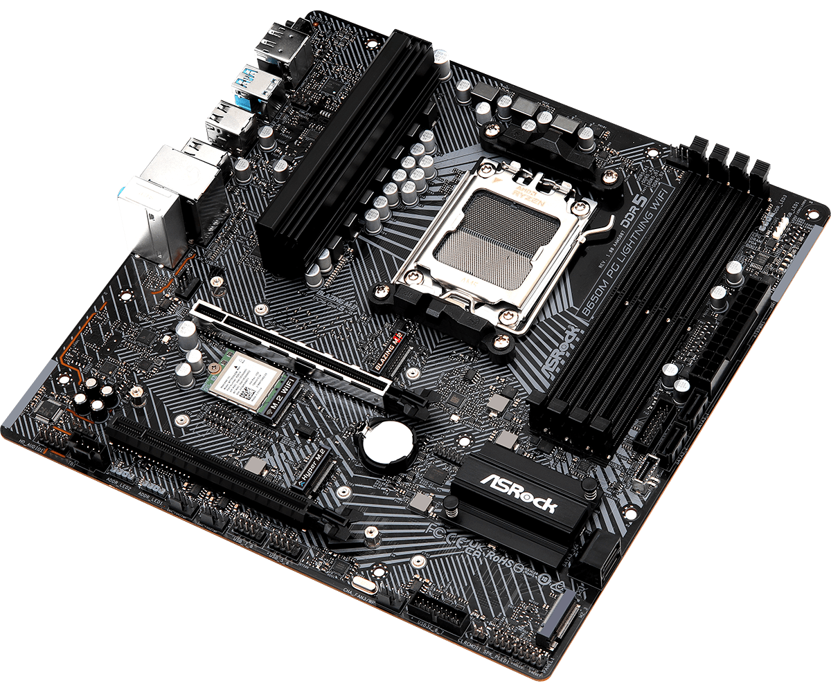 Placa-mãe ASROCK B650M PG Ligh - X870E Atx Motherboard avaliação e preço