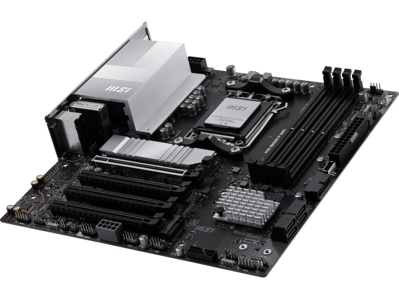 Placa-mãe MSI PRO B850M-P WIFI - Am5 Micro Atx Pcie 5.0 Motherboard avaliação e preço