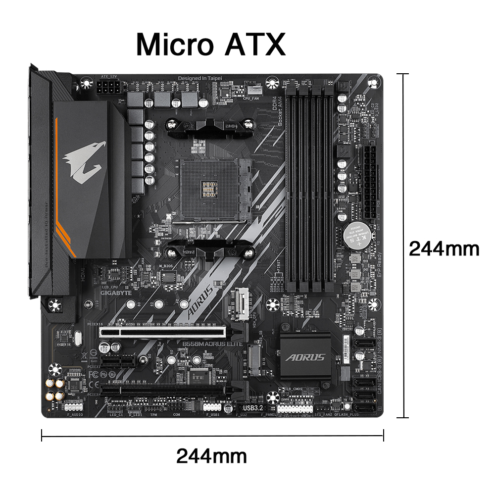 Placa-mãe GIGABYTE Nova B550M  - X870E Atx Motherboard avaliação e preço