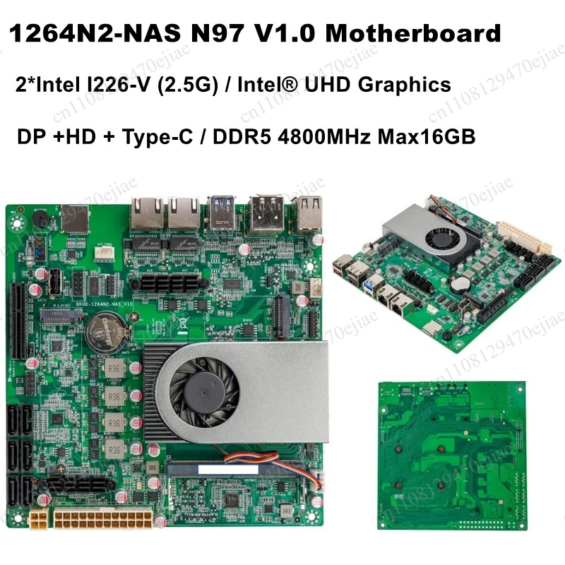 Placa-Mãe SZBOX N97 NAS - Plac - Mini Itx Dual 2.5G Nas Motherboard avaliação e preço
