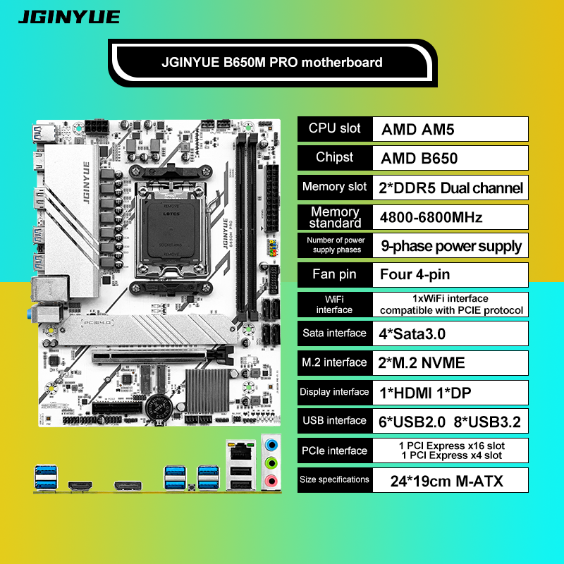 PRO B650M MATX AMD B650 DDR5 6 - X870E Atx Motherboard avaliação e preço